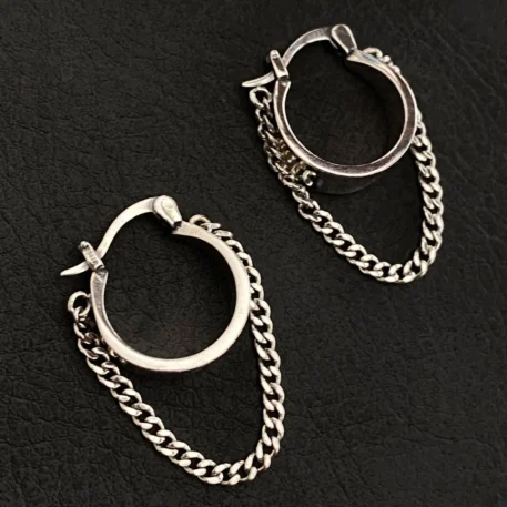 925 Sterling Silver Vintage Earrings - Image 4