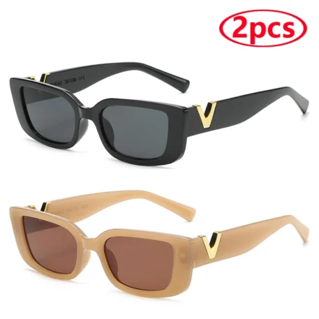 Fashion Rectangle Sunglasses - Image 10