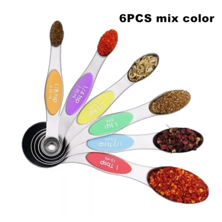 8 Pieces Magnetic Measuring Spoons - Image 8