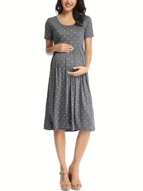 Spring - Summer Maternity Casual Dress