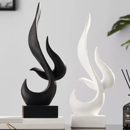 Resin Minimalist Sculpture Statues -  Abstract Figurines - Image 4