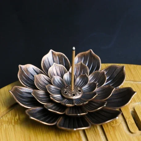 Incense Stick Holder Alloy Lotus