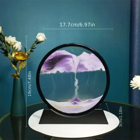 3D Hourglass Quicksand Moving Art Picture - Image 2