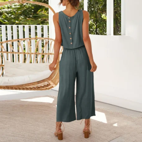 Summer Casual Linen 2 Piece Set - Image 4