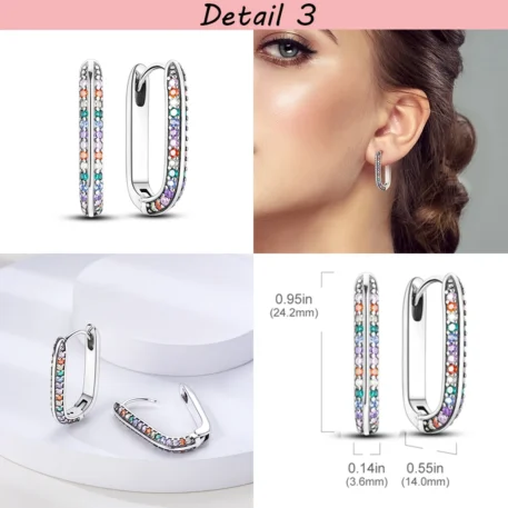 Multicolor Zircon Earrings - Image 4