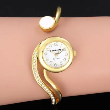 Ladies Gold or Silver Small Dial Quartz Wristwatch - Image 15