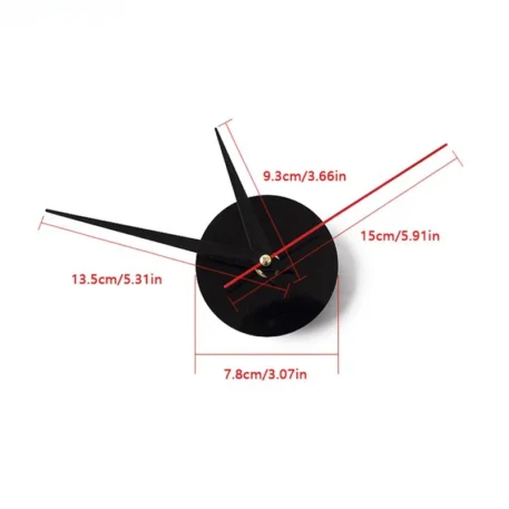 Creative Frameless DIY Wall Clock - Image 3