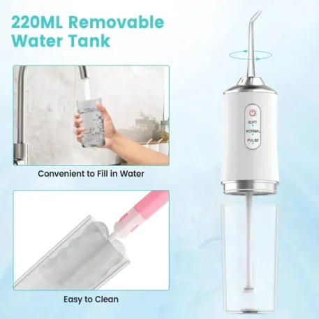 200ml Portable Cordless Dental Water Flosser - Image 4