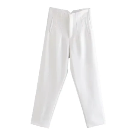 TRAF Casual Basic Solid Pants - Image 9