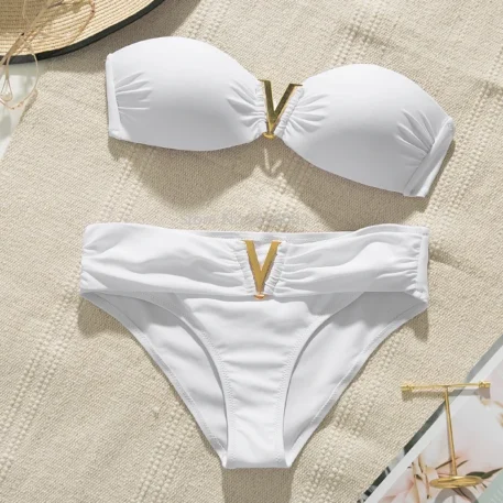 White push up swimsuit