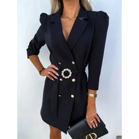 Fashionable Women's New Suit Jacket Dress - Image 10