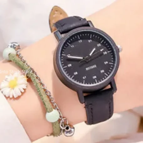 Ladies PU Leather Strap Quartz Wristwatch - Image 3