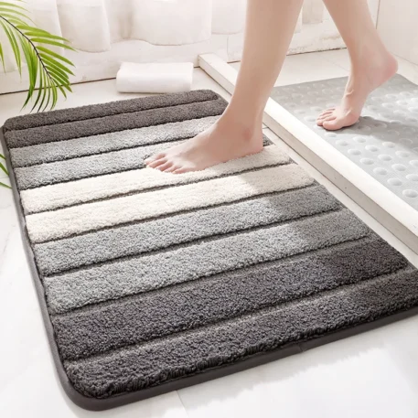 Thick Non-slip Bathroom Rug Large Capacity Super Absorbent Quick-drying - Image 10