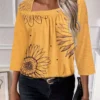 Plus Size Ladies Casual Top - Image 2