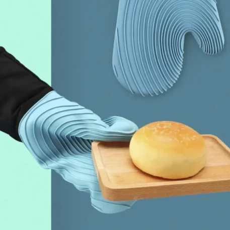 Flexible Silicone Oven Mitts Set - Image 4