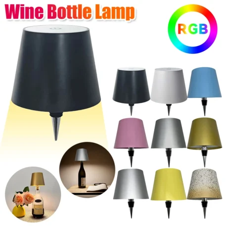 Portable Dimmable Wine Bottle Lamp