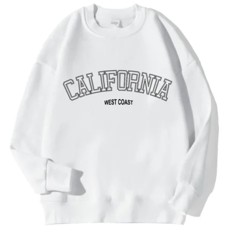 Ladies Sweatshirt California West Coast Print - Image 9