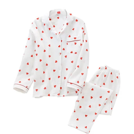 2pc Cotton Pajama Set Women's - Image 2