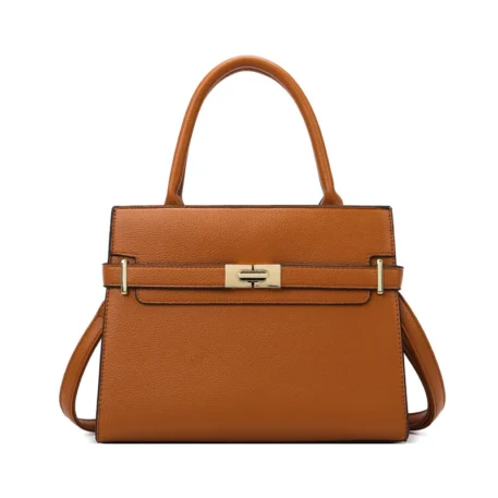 Women's soft leather handbag