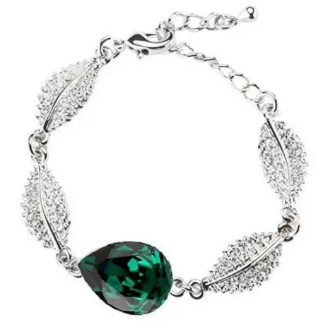 Lovely Austrian Crystal Link Chain bracelet - Image 12