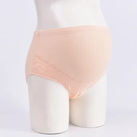 Soft Cotton Maternity Panties High Waist Adjustable Seamless - Image 10