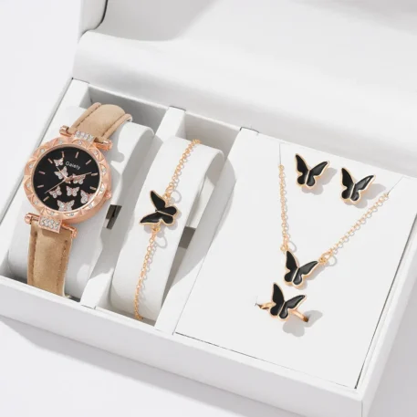 6/1pcs Set Women Watch, Ring, Necklace Earrings and Bracelet - Image 14