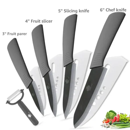 Ceramic  Kitchen knives Set 3 4 5 6 inch - Image 31