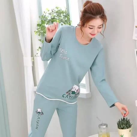 Spring Thin Pajamas Set - Image 12