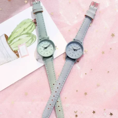 Ladies PU Leather Strap Quartz Wristwatch - Image 6