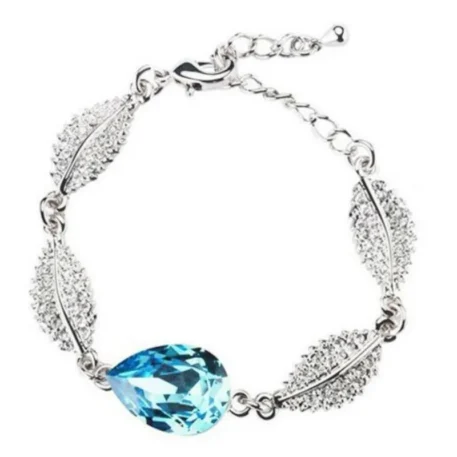 Lovely Austrian Crystal Link Chain bracelet