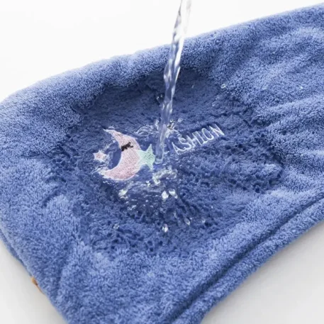 1pc Quick Dry - Super Absorbent Head Towel - Image 5