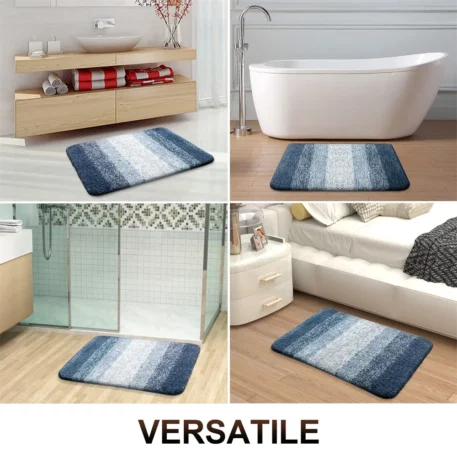 Luxury Bathroom Rug Soft Foot Mat Absorbent Microfiber - Image 6