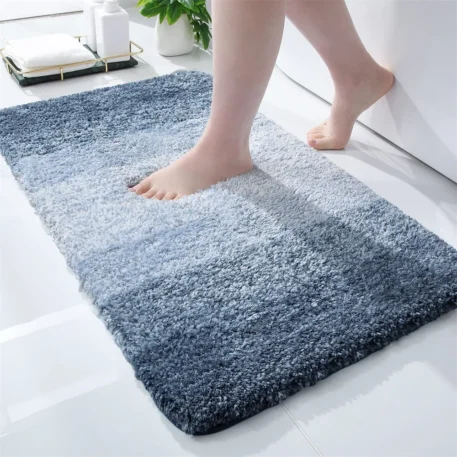 Luxury Bathroom Rug Soft Foot Mat Absorbent Microfiber