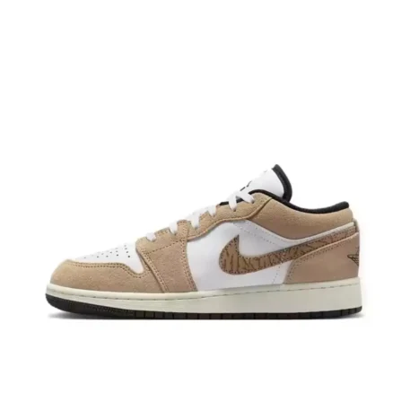 Air Jordan 1 Low "Pony" Pink, Blue and White Color Retro Classic Casual Sneakers DZ5356-800 - Image 9