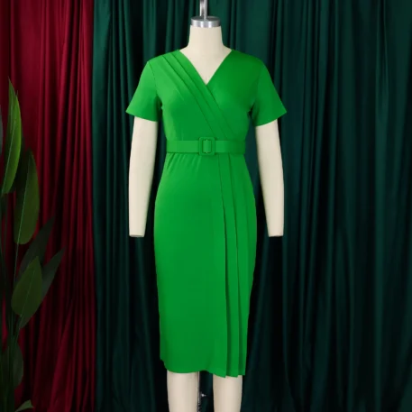 Summer arrival Casual Slim Fit Pencil Dress - Image 5