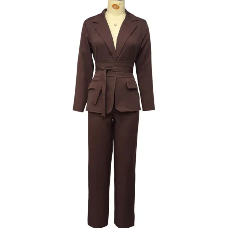 Two Piece Suit Women's Office Casual - Image 4