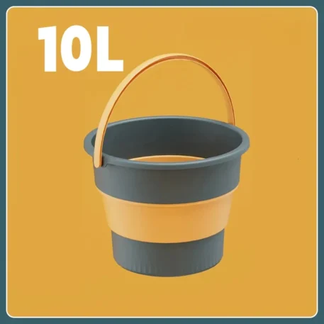 5L/10L Folding Portable Bucket with Cover - Image 11