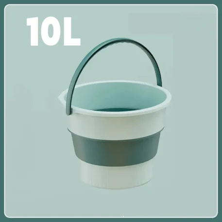 5L/10L Folding Portable Bucket with Cover - Image 10