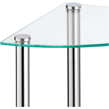 Modern Glass Corner 3-Tier Stand - Image 6