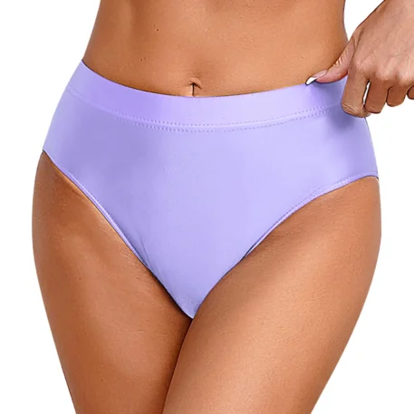 Glossy Smooth Swimwear Bottoms - Image 15