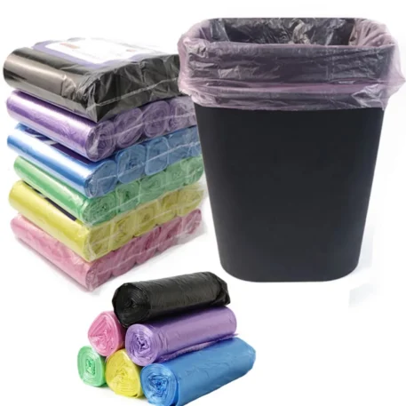 5 Rolls - 100 Counts Disposable Small Trash Bags