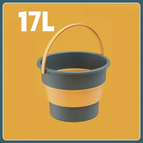 5L/10L Folding Portable Bucket with Cover - Image 12