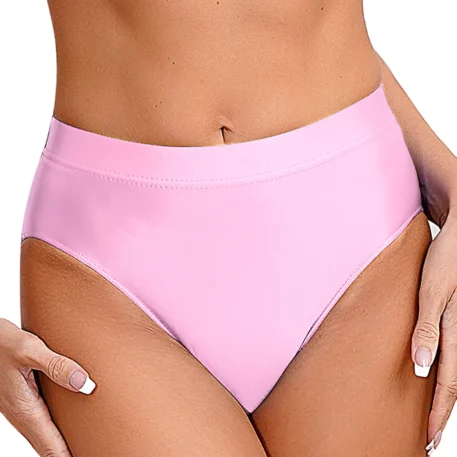 Glossy Smooth Swimwear Bottoms - Image 11