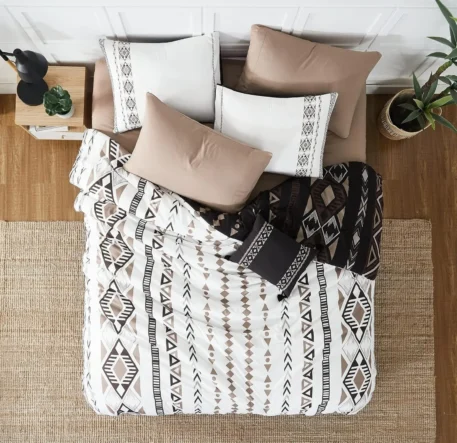 King Size Boho Bed In A Bag 8-Pieces Bedding Set - Image 3