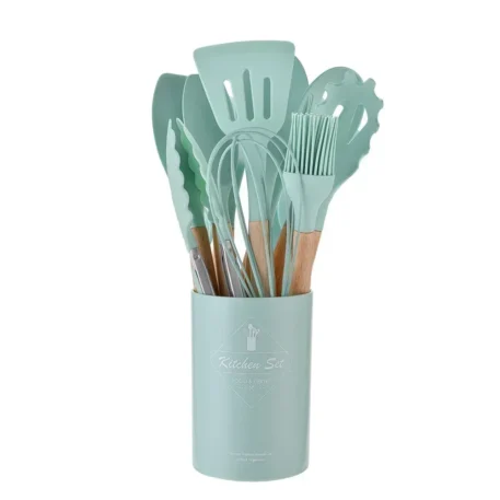 12PCS Food Grade Silicone Kitchen Utensils - Image 14