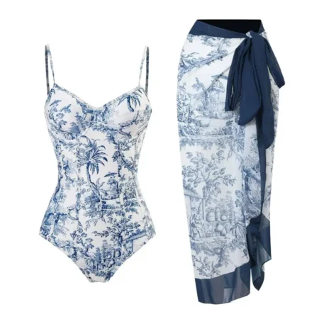 1 Piece Swimsuit with Cover Up - Image 11