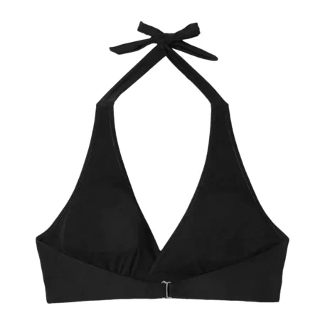 Solid Color Halter Swimsuit Top - Image 6