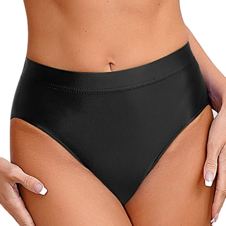 Glossy Smooth Swimwear Bottoms - Image 2