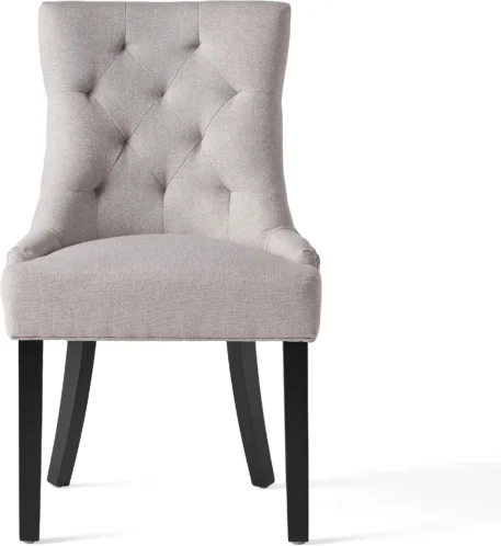 Christopher Knight Hayden Fabric Dining Chairs -  Light Grey - Image 4