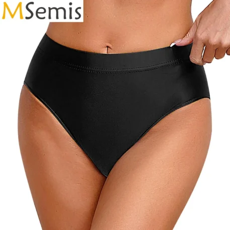 Glossy Smooth Swimwear Bottoms